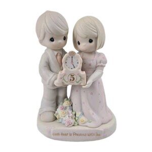 Precious Moments 163791 "Each Hour Is Precious With You" Porcelain Figurine